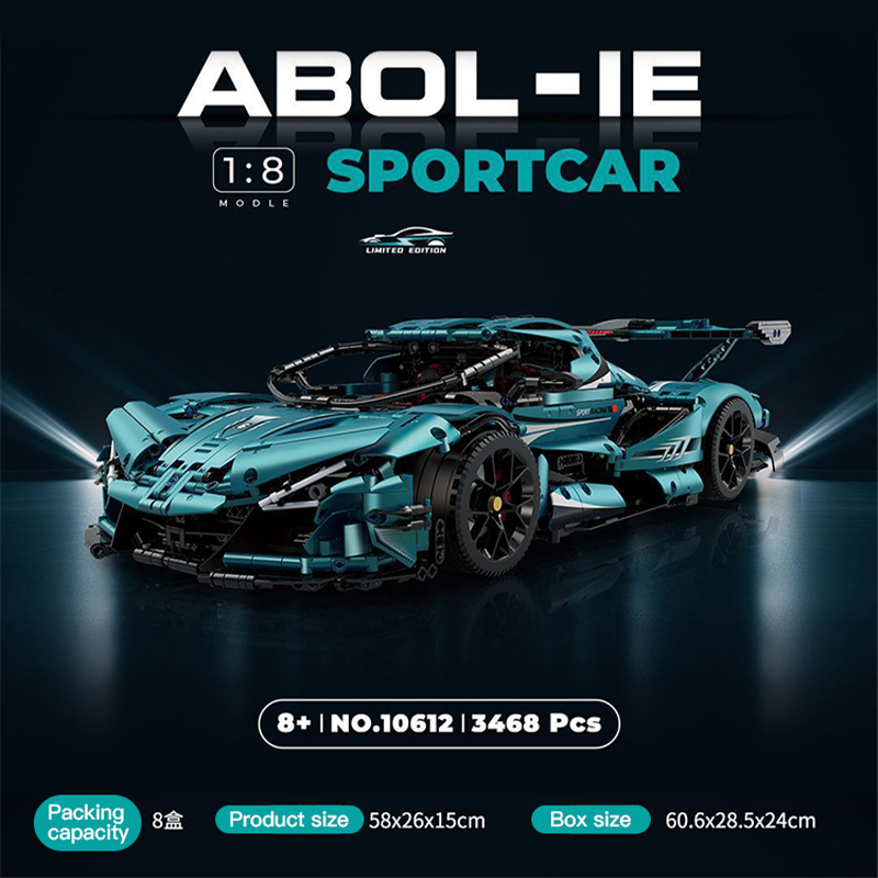 GULY10612 Technic ABOL IE Sports Car 5 - SUPER18K Block