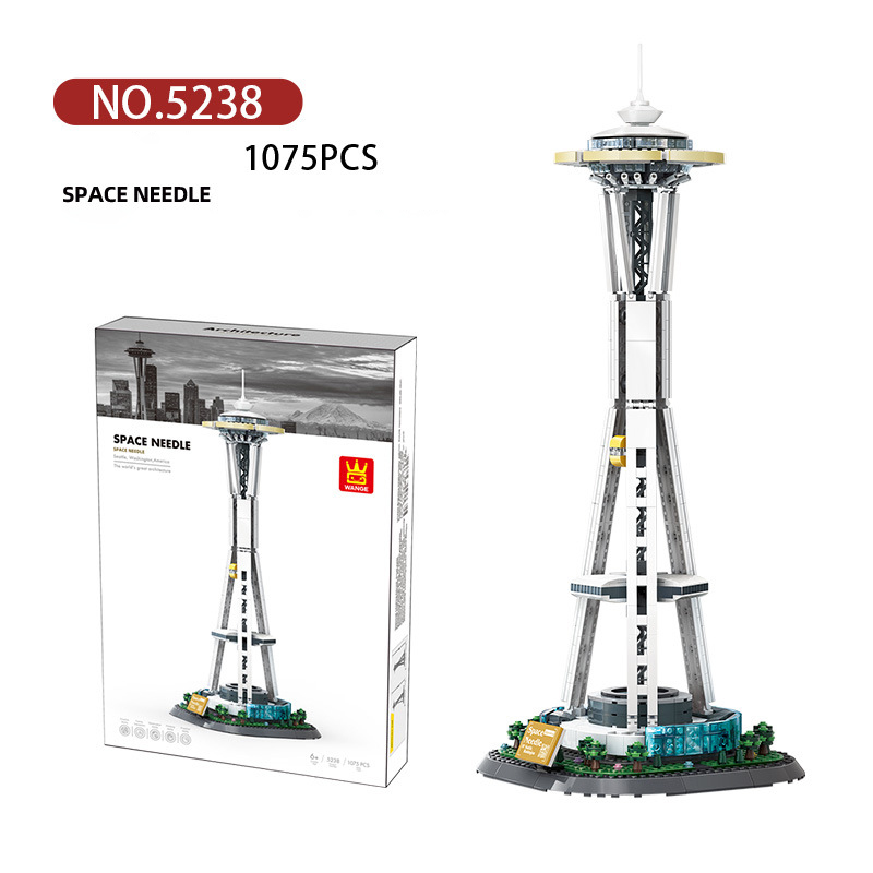WANGE 5238 Creator Expert Space Needle Tower 2 - SUPER18K Block