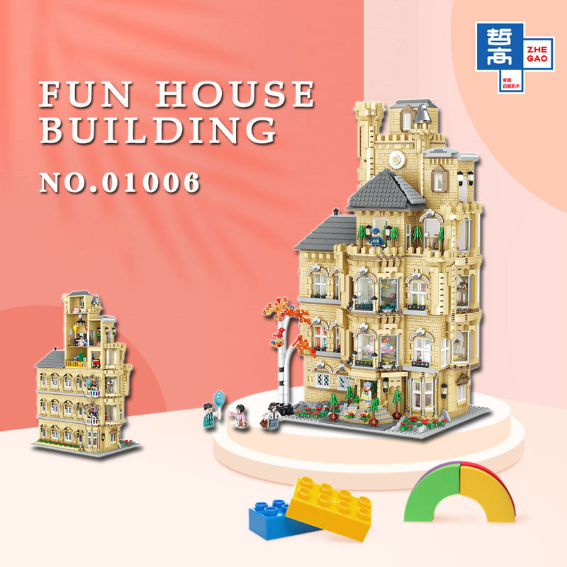 ZheGao 01006 Creator Expert Fun House 1 - SUPER18K Block