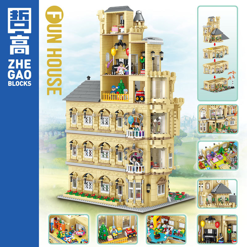 ZheGao 01006 Creator Expert Fun House 2 - SUPER18K Block