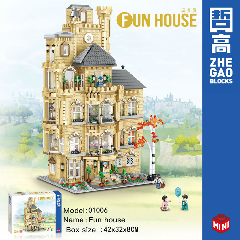 ZheGao 01006 Creator Expert Fun House 3 - SUPER18K Block