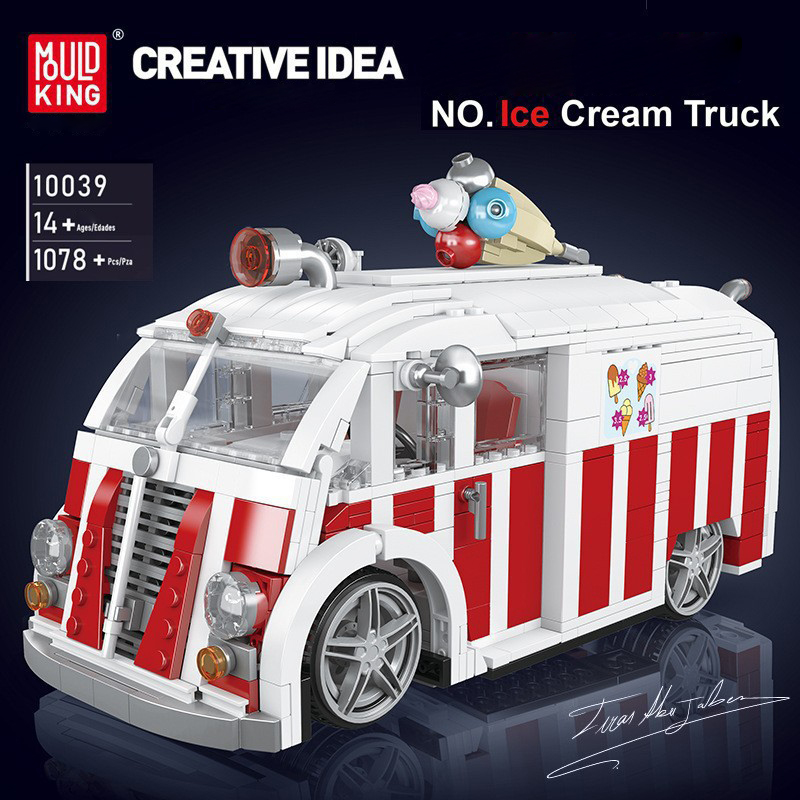 Mould King 10039 Ice Cream Truck 4 - SUPER18K Block