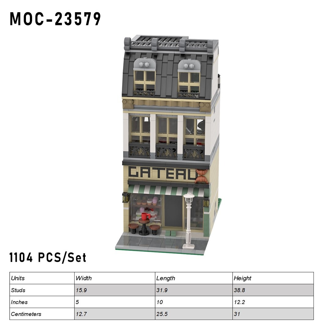 authorized moc 23579 cake shop 1104 parts main 5 - SUPER18K Block