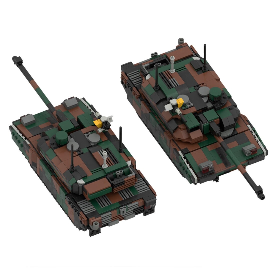 moc 34858 leclerc main battle tank model main 4 - SUPER18K Block