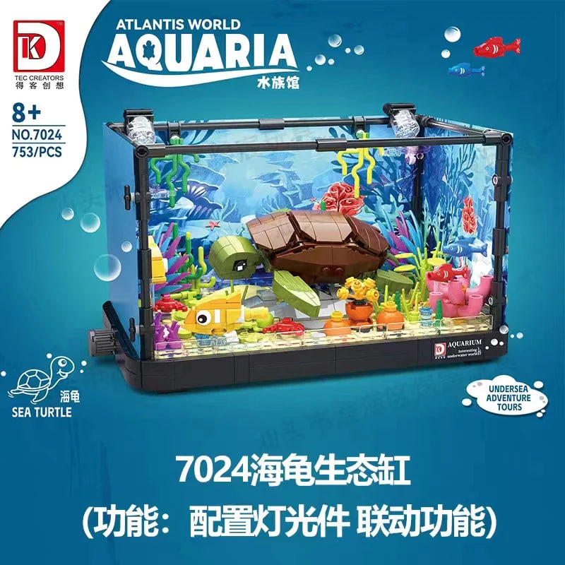 DK 7023 7024 Atlantis World Aquaria 5 - SUPER18K Block