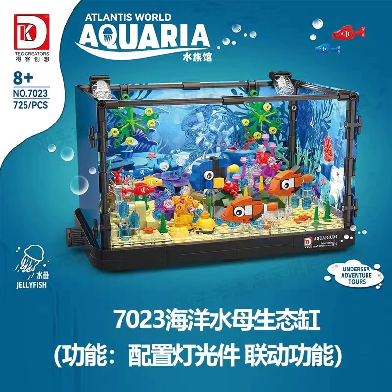 DK 7023 7024 Atlantis World Aquaria 6 1 - SUPER18K Block