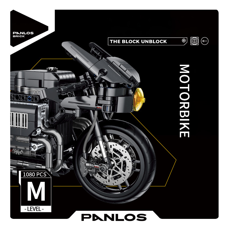 Panlos 672009 Black Bat Motorbike 2 - SUPER18K Block