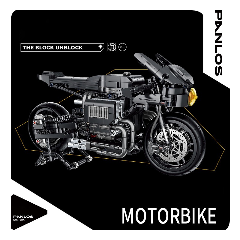 Panlos 672009 Black Bat Motorbike 5 - SUPER18K Block