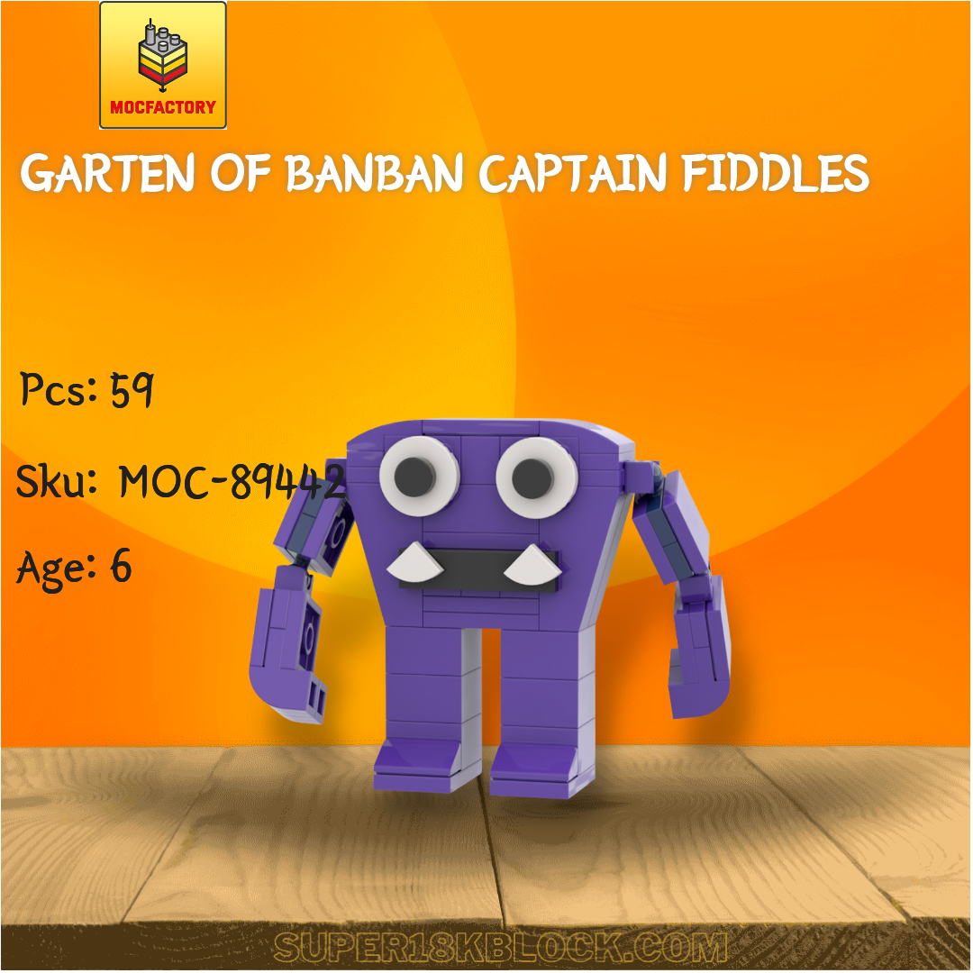 MOC Factory Creator Expert 89442 Garten of Banban Captain Fiddles