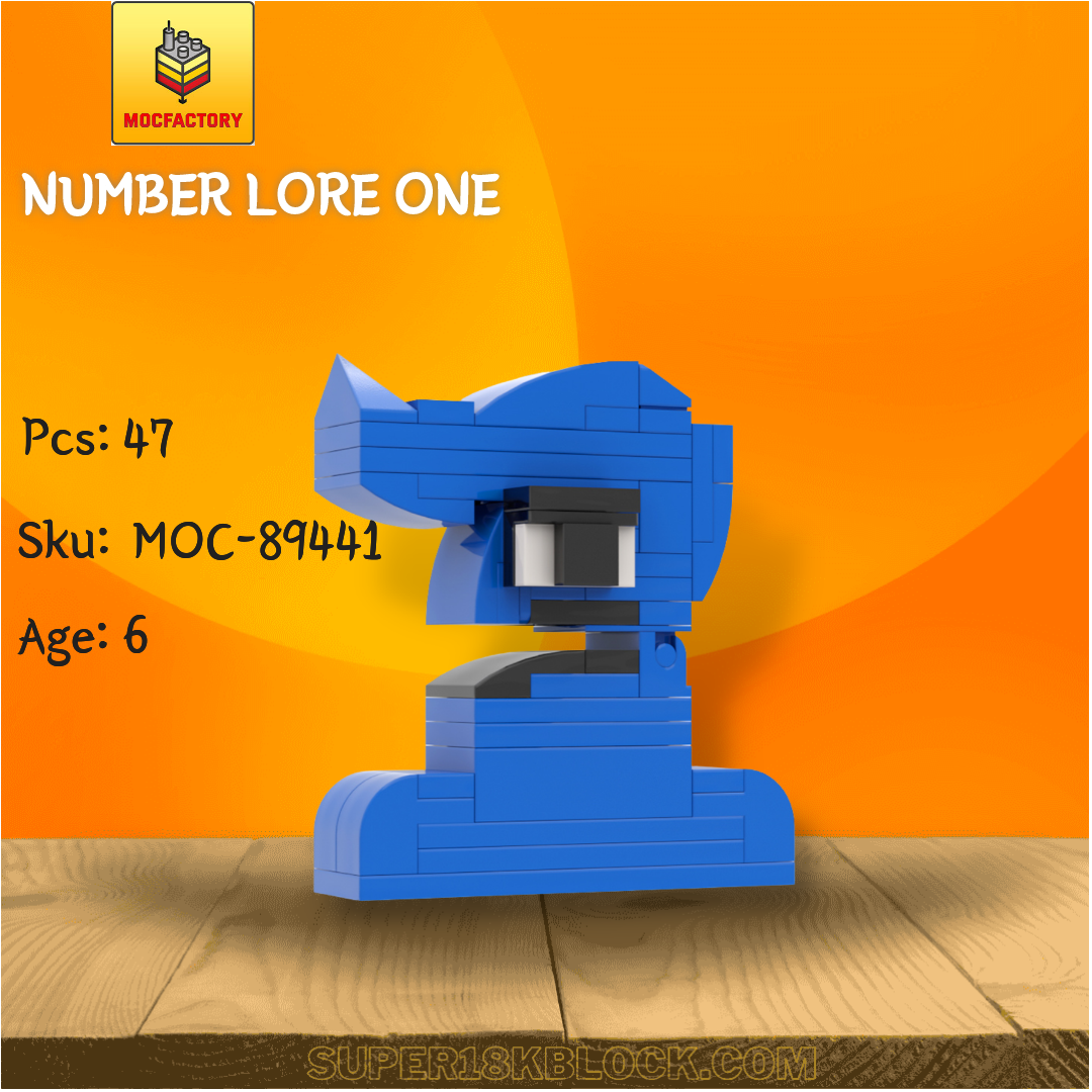 MOC Factory 89441 Number Lore One Creator Expert
