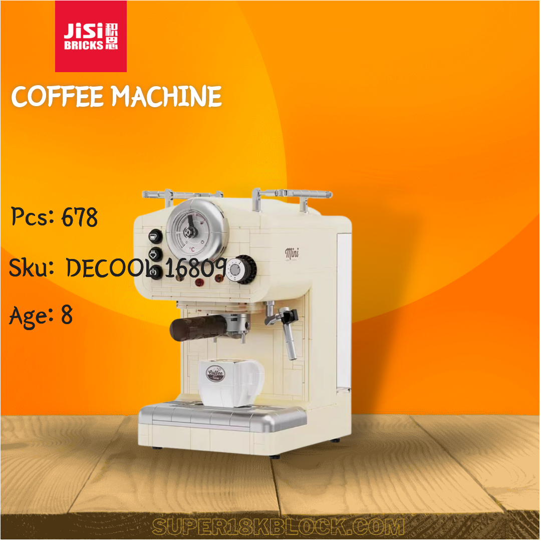 DECOOL / JiSi Block 16810 Espresso Mocha Coffee Maker Creator Expert