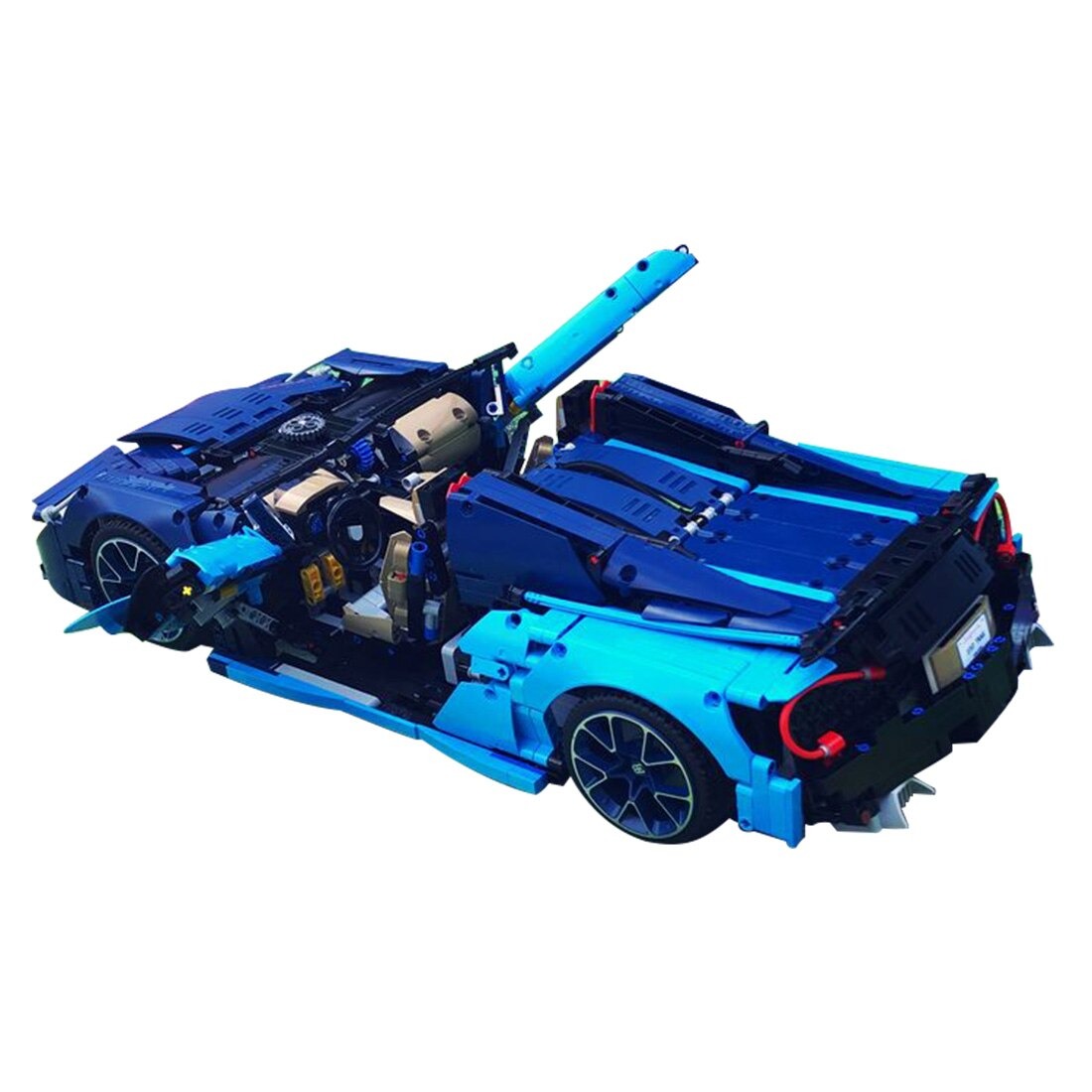moc 16029 blue sports car model sci fi t main 0 - SUPER18K Block