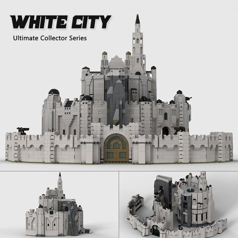 white castle city moc ring movie scence main 0 1 - SUPER18K Block