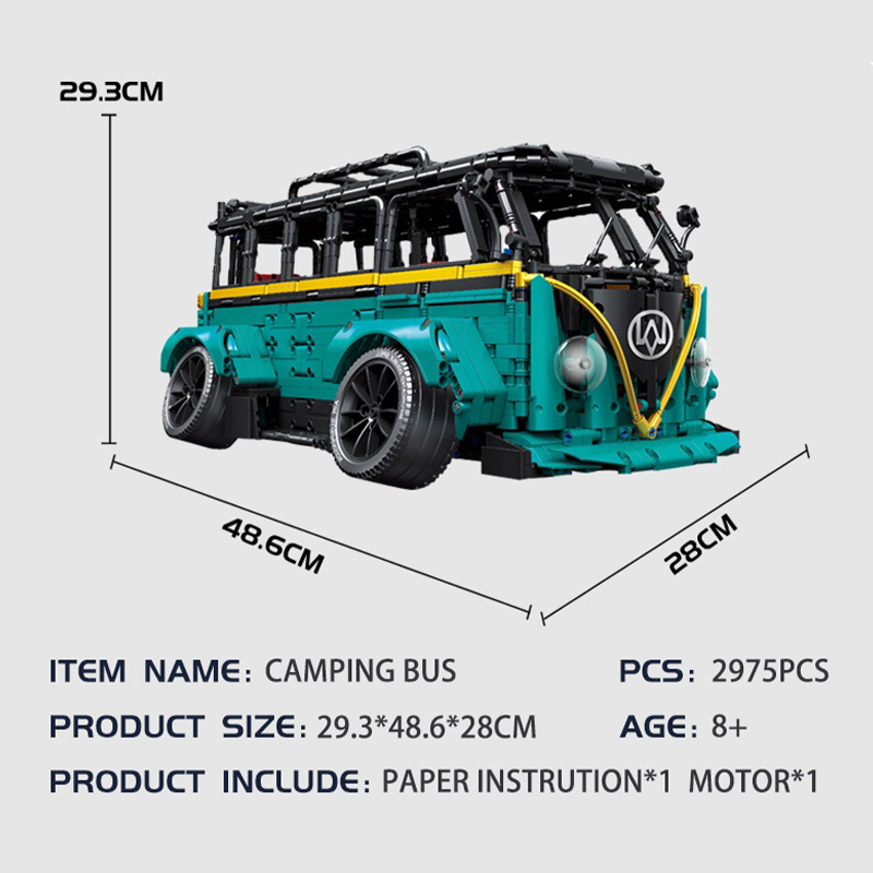 CACO C021 Low Pitched Camping Bus 1 - SUPER18K Block