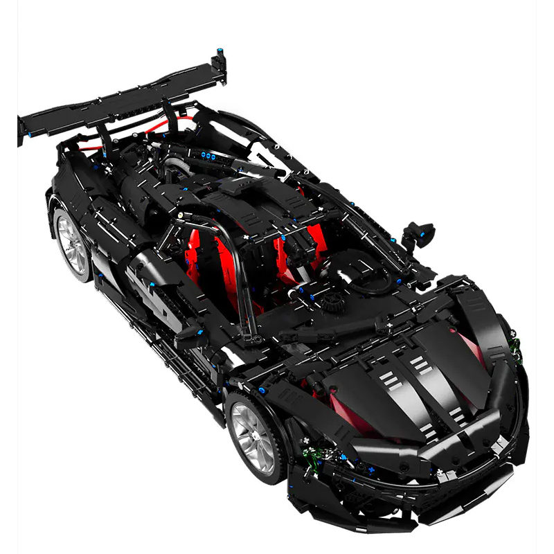 HAPPY BUILD XQ1001 A Motor Black McLaren P1 Hypercar 4 - SUPER18K Block