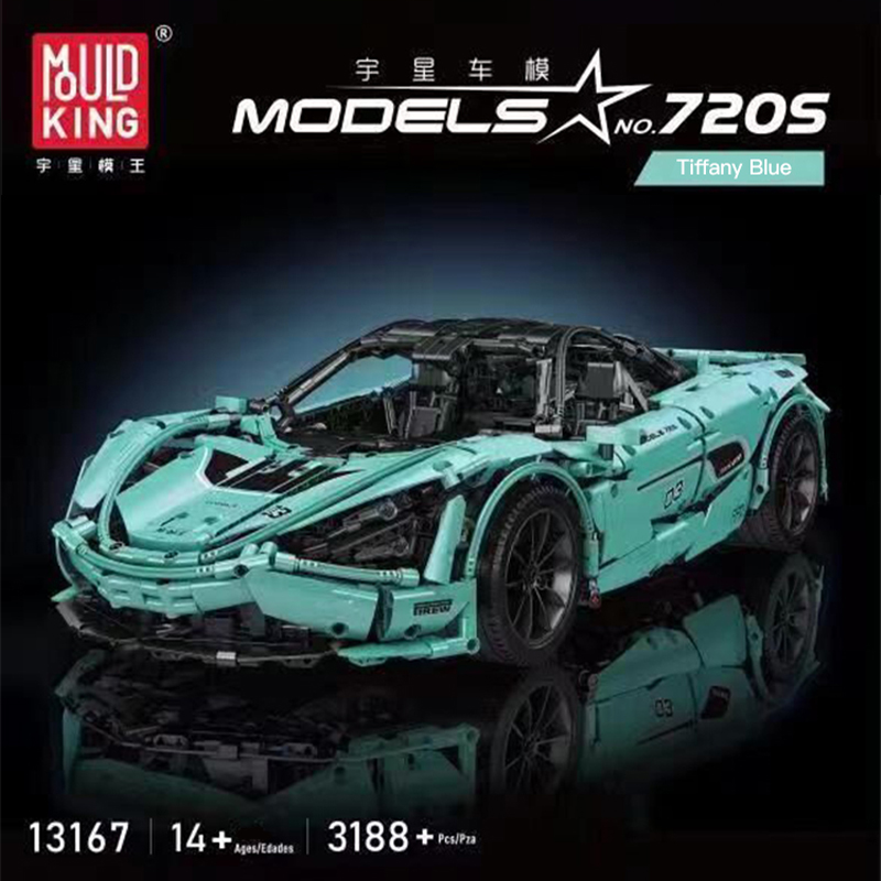 Mould King 13167 McLaren 720S Sports Car 3 - SUPER18K Block