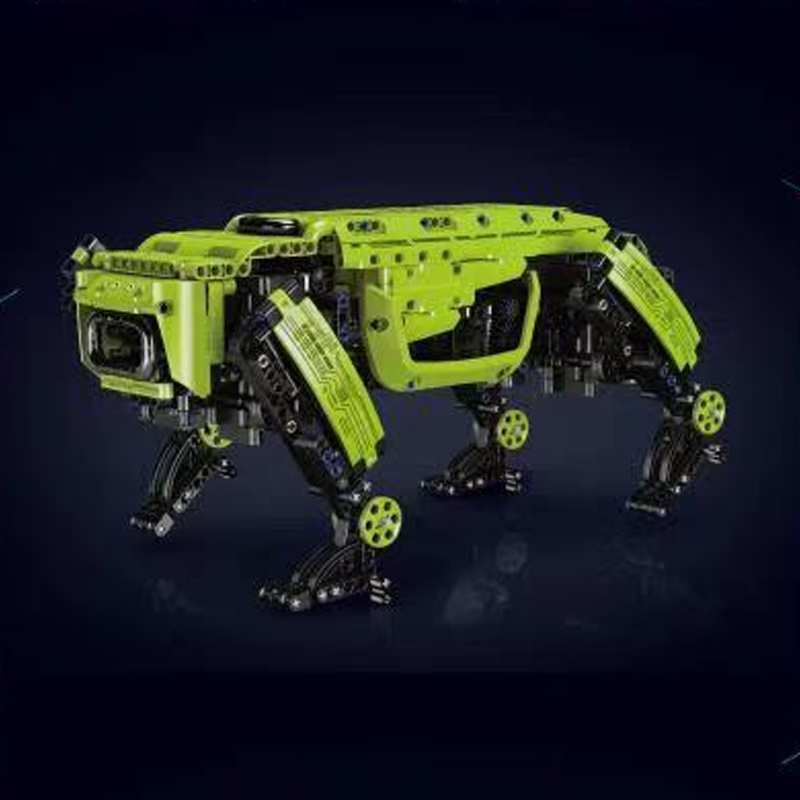 Mould King 15077 Power Motor Green Robot Dog 3 1 - SUPER18K Block
