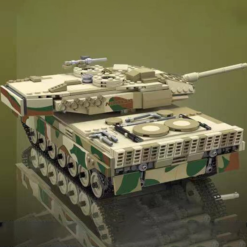 Mould King 20020 Leopard 2 Tank 3 - SUPER18K Block