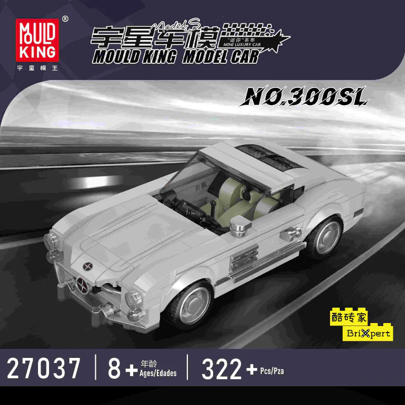 Mould King 27037 Mercedes Benz 300 SL 4 - SUPER18K Block