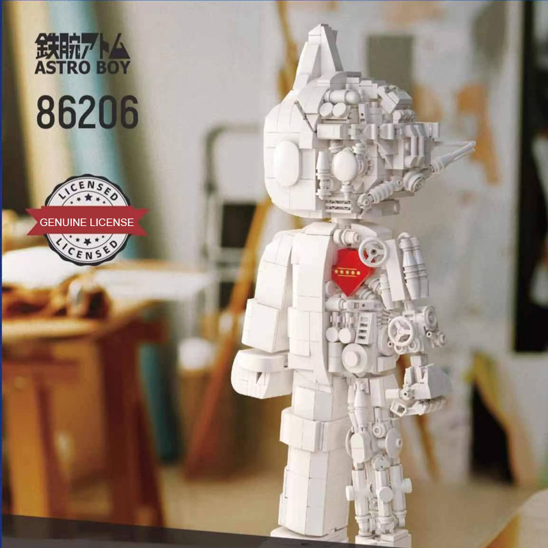 Pantasy 86206 White Astro Boy Mechanical Clear Ver 5 - SUPER18K Block