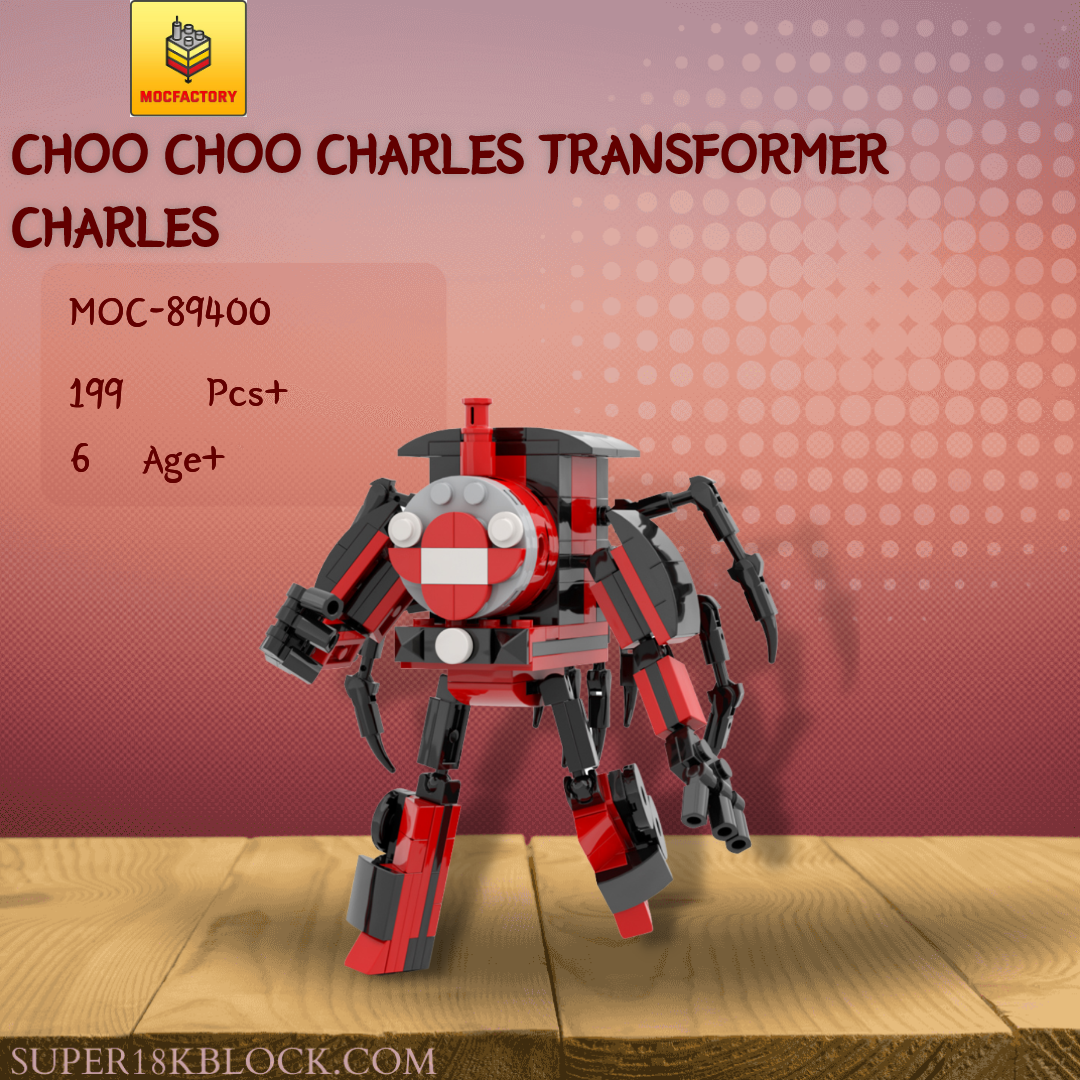 MOC Factory MOC-89400 Choo Choo Charles Transformer Charles Movies and  Games | CADA Block