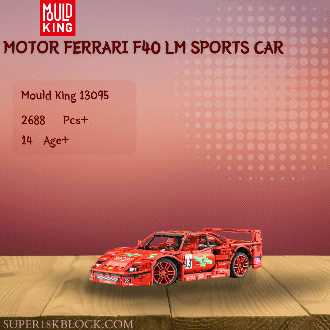 Mould King 13095 Ferrari F40 LM