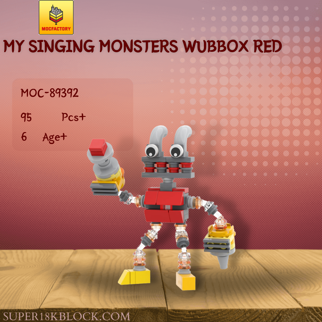 MOC Factory MOC-89393 My Singing Monsters Wubbox Orange Movies and