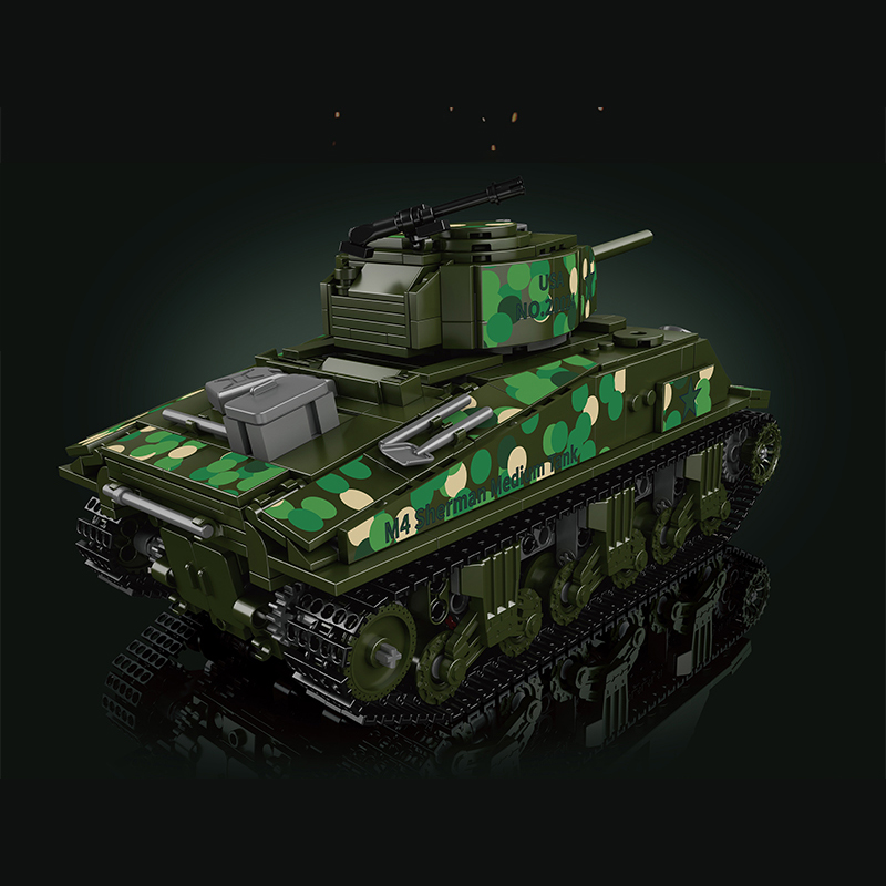 Mould King 20024 Sherman Tank 2 - SUPER18K Block