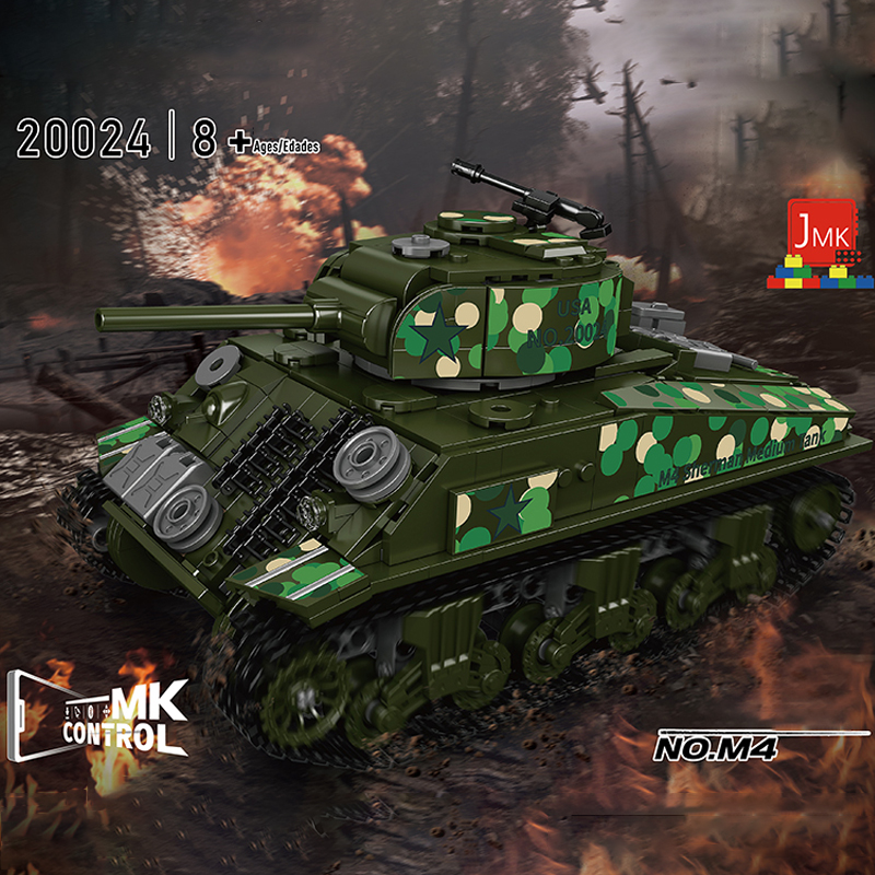 Mould King 20024 Sherman Tank 5 - SUPER18K Block