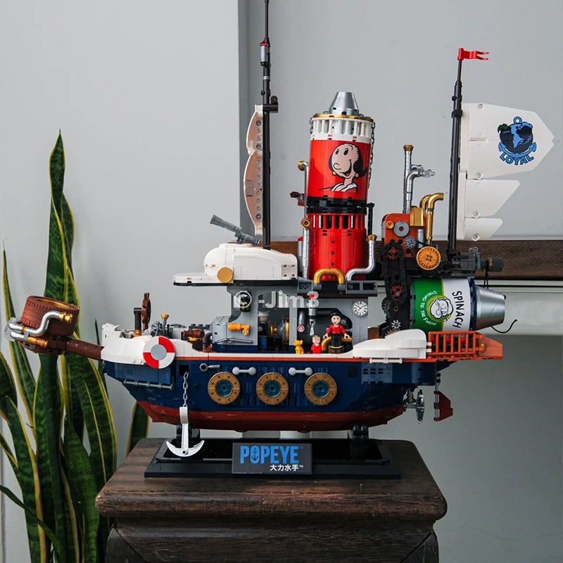 Pantasy 86402 Popeye Steam Treasure Boat 5 - SUPER18K Block