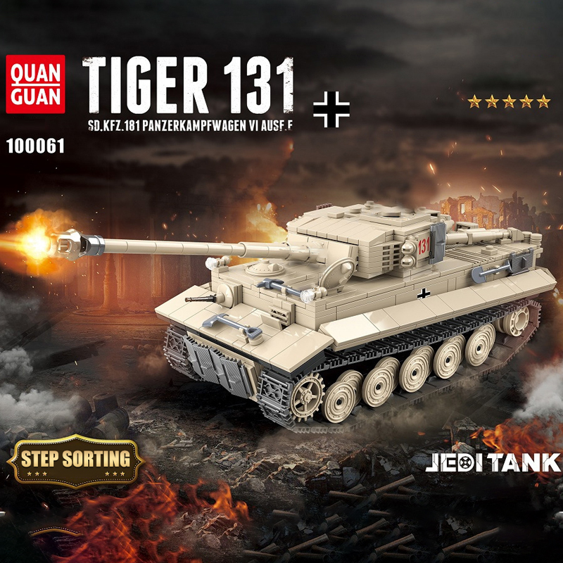 QUANGUAN 100061 Tiger 131 Tank 3 - SUPER18K Block