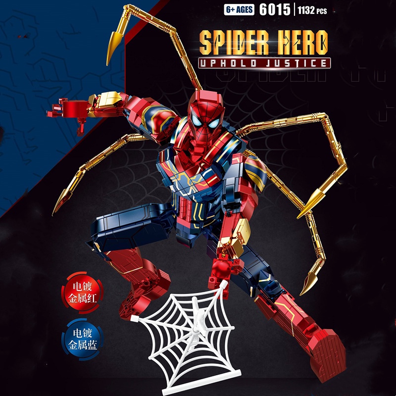 TUOLE 6015 Spiderman Spider Hero Uphold Justice 3 - SUPER18K Block