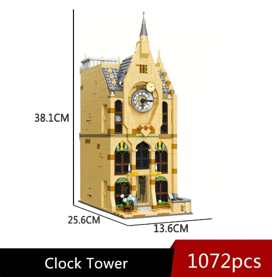Hogwarts clock tower 1 - SUPER18K Block