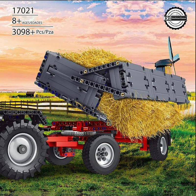 Mould King 17021 Tractor Fastrac 4000er series with RC 5 - SUPER18K Block