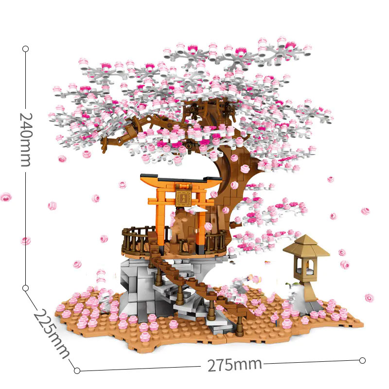 SEMBO 601076 Culture of Japan Series Cherry Blossom Season 2 - SUPER18K Block