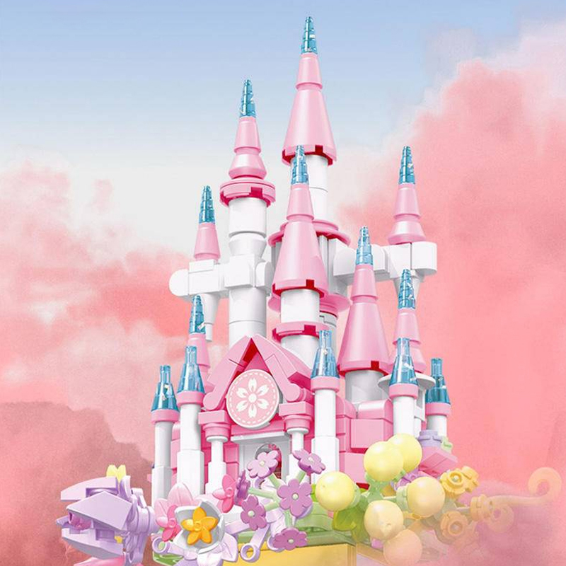 SEMBO 611072 Fantasy Flower Castle 2 - SUPER18K Block