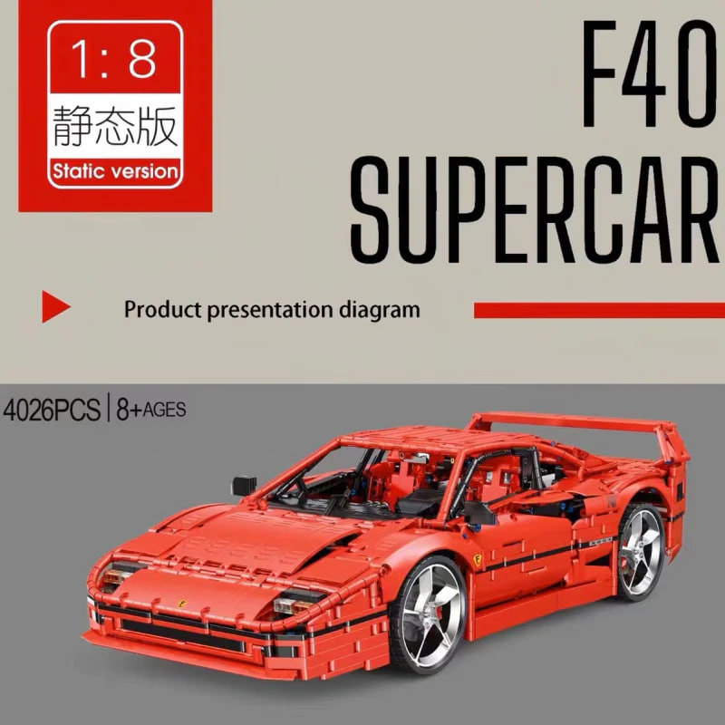 Small Angle X001 Ferrari F40 6 - SUPER18K Block