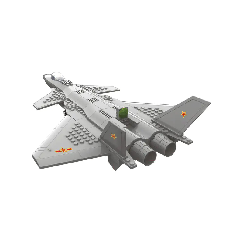 WANGE 4003 J20 Heavy Stealth Fighter 3 - SUPER18K Block