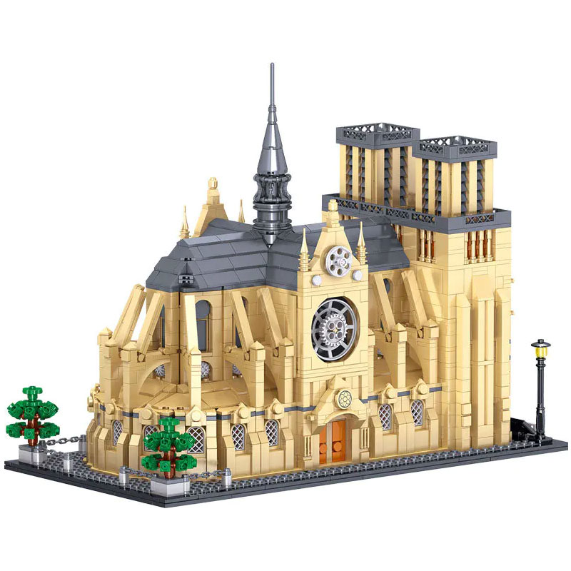 ZHEGAO QL0964 Cathedrale Notre Dame de Paris 2 - SUPER18K Block