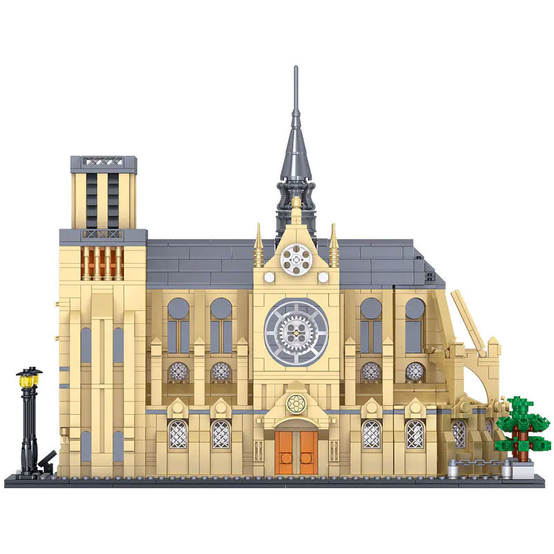 ZHEGAO QL0964 Cathedrale Notre Dame de Paris 3 - SUPER18K Block