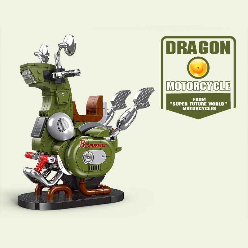 CBOX JD001 Dragon Motobcycle 4 - SUPER18K Block