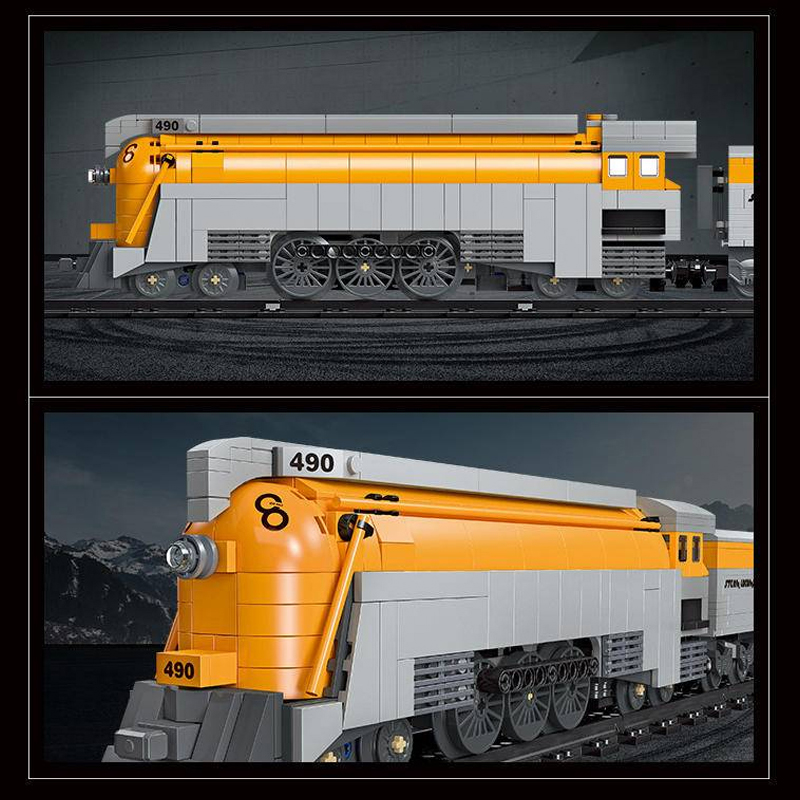 JIESTAR 59021 CO 490 Steam Train 5 - SUPER18K Block