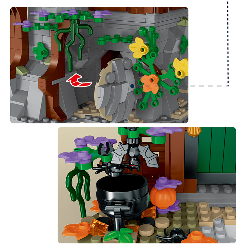 Mork 033011 Medieval The Witch House 4 - SUPER18K Block