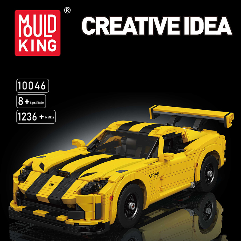 Mould King 10046 Dodge Viper 1 - SUPER18K Block