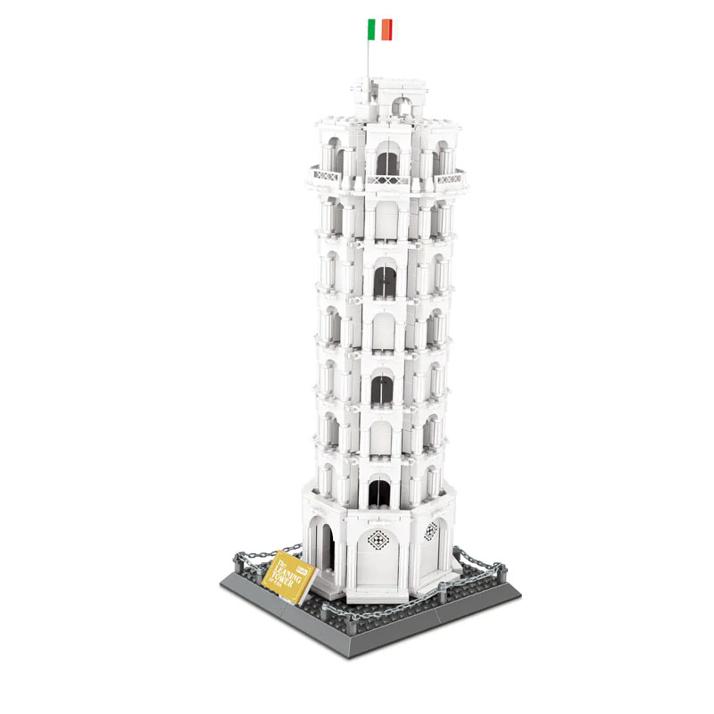 Wange 5214 The Leaning Tower of Pisa Italy 2 - SUPER18K Block