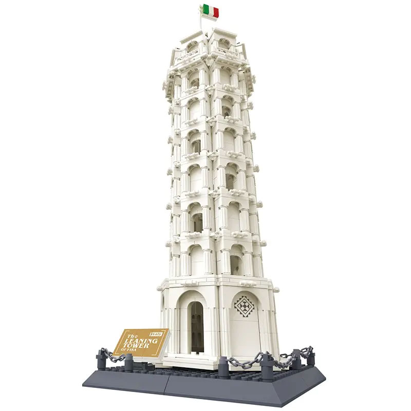 Wange 5214 The Leaning Tower of Pisa Italy 3 - SUPER18K Block