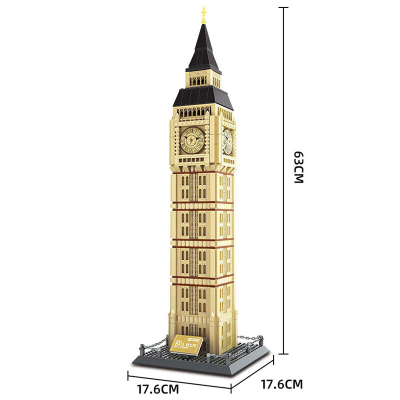 Wange 5216 The Big Ben of London Elizabeth Tower 2 - SUPER18K Block