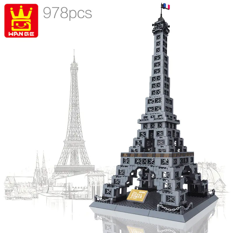 Wange 5217 The Eiffel Tower of Paris 1 - SUPER18K Block