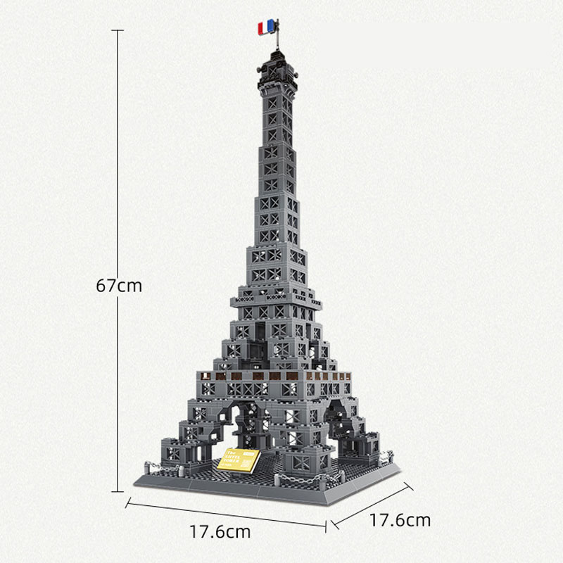 Wange 5217 The Eiffel Tower of Paris 2 - SUPER18K Block