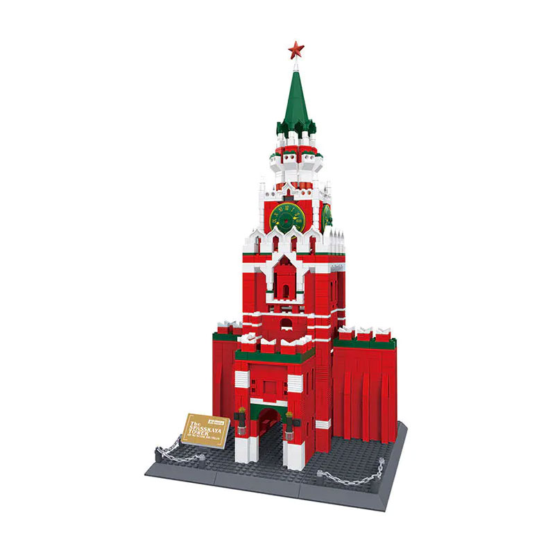 Wange 5219 The Spasskaya Tower of Moscow Kremlin 2 - SUPER18K Block